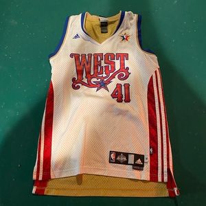 2008 Adidas Dirk Nowitski All-Star Swingman Jersey M/Length +2